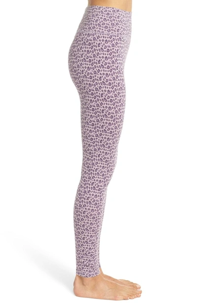 Shop Ragdoll Leopard Print Leggings In Lilac Leopard