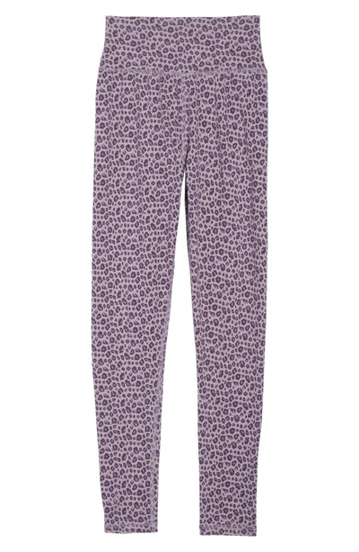 Shop Ragdoll Leopard Print Leggings In Lilac Leopard