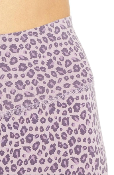 Shop Ragdoll Leopard Print Leggings In Lilac Leopard