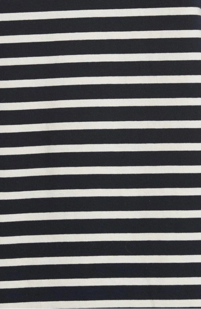 Shop Kule The Tee Stripe Dress In Navy/ Cream