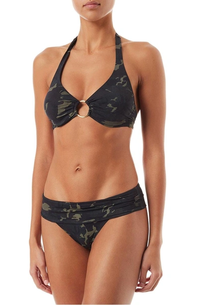 Shop Melissa Odabash Brussels Underwire Bikini Top In Camo
