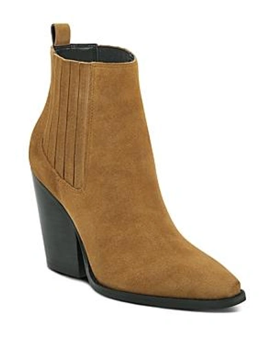 Shop Kendall + Kylie Kendall And Kylie Colt Suede Ankle Boots In Medium Brown