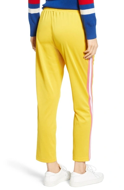 Shop Rebecca Minkoff Jolie Crop Pants In Yellow Multi