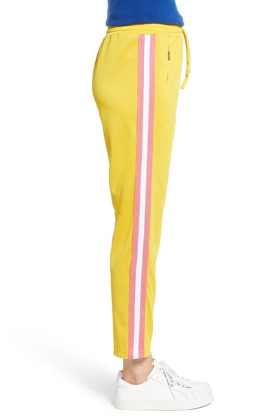 Shop Rebecca Minkoff Jolie Crop Pants In Yellow Multi