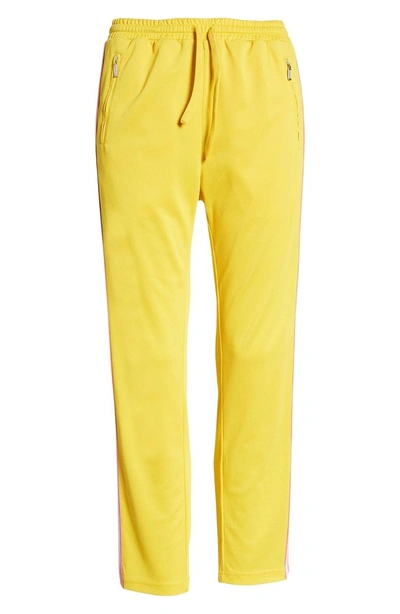 Shop Rebecca Minkoff Jolie Crop Pants In Yellow Multi