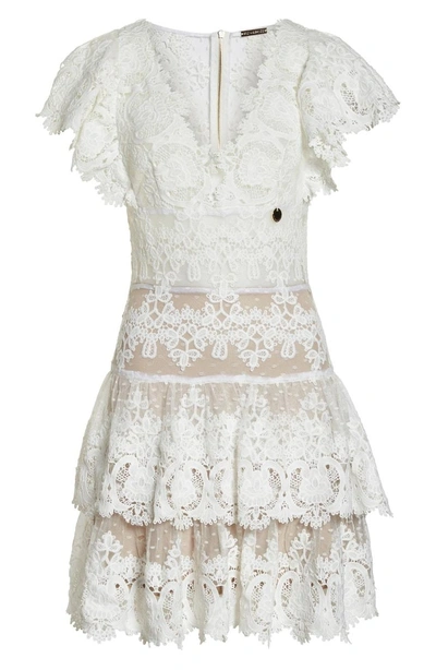 Shop Bronx And Banco Beverly Lace Fit & Flare Dress In White