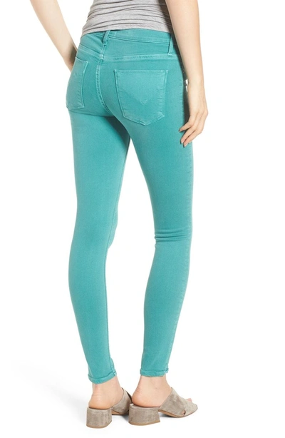 Shop Hudson 'nico' Ankle Skinny Jeans In Dusted Jade