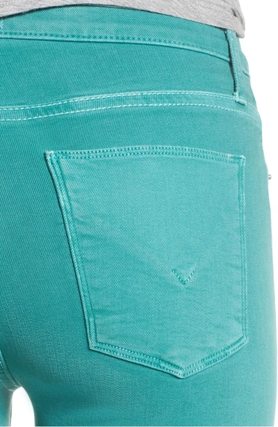 Shop Hudson 'nico' Ankle Skinny Jeans In Dusted Jade