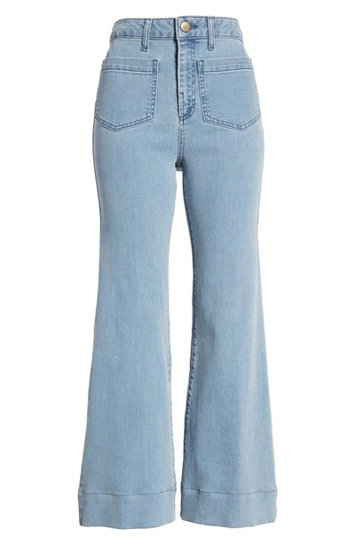 Shop Show Me Your Mumu Farrah Crop Flare Jeans In Cascade