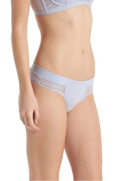 Shop Calvin Klein Lace Thong In Bliss