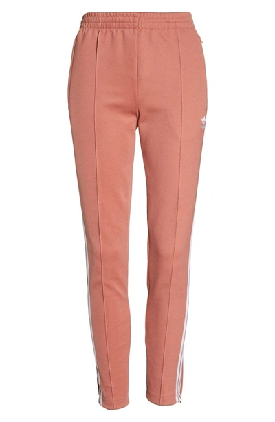 Shop Adidas Originals Adidas Sst Track Pants In Ash Pink