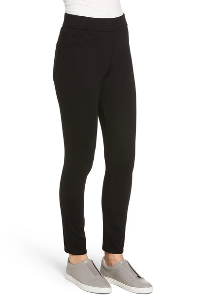 Shop Jen7 Comfort Skinny Ponte Pants In Black