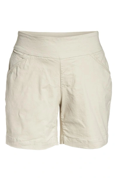 Shop Jag Jeans Ainsley Pull-on Shorts In Stone