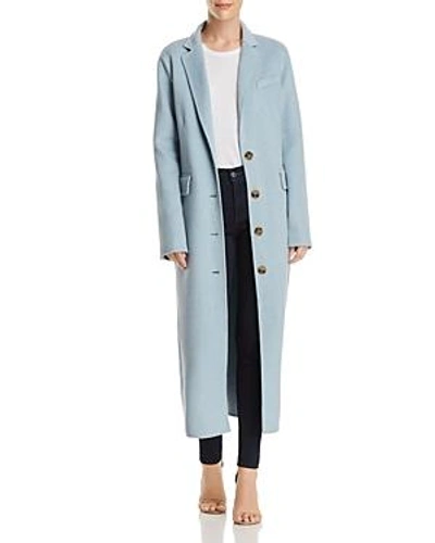 Shop Elizabeth And James Russell Classic Long Coat In Celadon