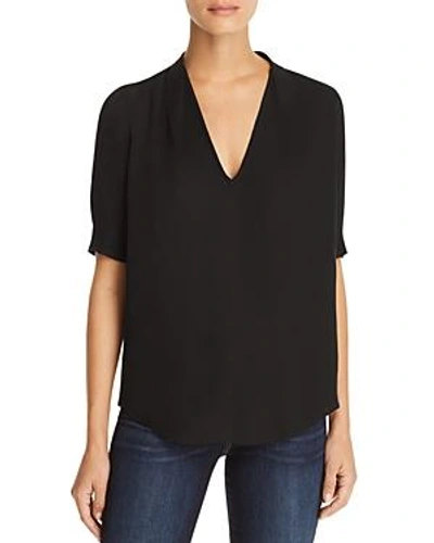 Shop Joie Ance Silk Top In Caviar