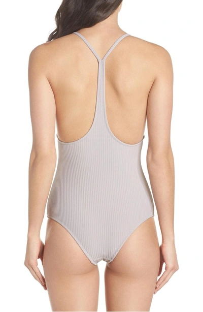 Shop Made By Dawn Traveler One-piece Swimsuit In Dove Rib