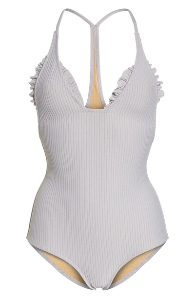 Shop Made By Dawn Traveler One-piece Swimsuit In Dove Rib