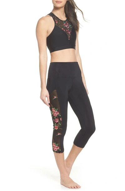 Shop Onzie High Waist Leggings In Black Emboridery