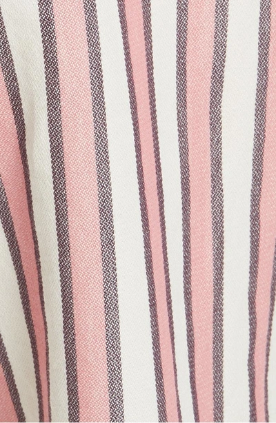 Shop The Great The Convertible Trousers In Pink Taffy Stripe
