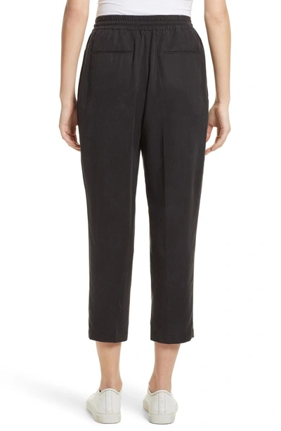 Shop Atm Anthony Thomas Melillo Crop Track Pants In Black
