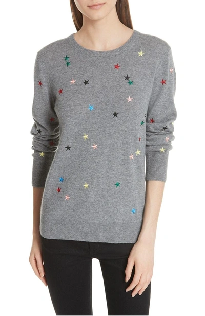 Shop Equipment Shane Star Cashmere Sweater In Heather Grey Multi