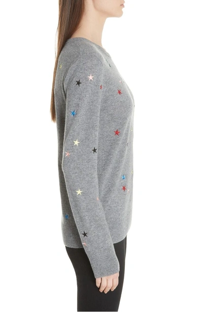 Shop Equipment Shane Star Cashmere Sweater In Heather Grey Multi