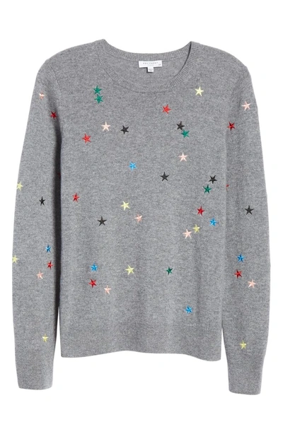 Shop Equipment Shane Star Cashmere Sweater In Heather Grey Multi