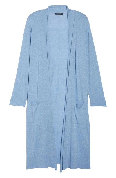 Shop Nic + Zoe Traveler Long Cardigan In Indigo Wash