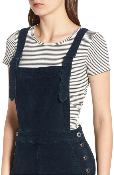 Shop Ag Jacs Corduroy Overall Pinafore In Sulfur Blue