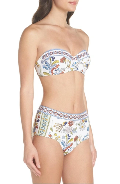 Shop Tory Burch Meadow Folly Bikini Top In Ivory Meadow Folly