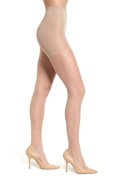 Shop Donna Karan Signature Ultra Sheer Control Top Pantyhose In Buff