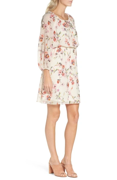 Shop Adrianna Papell Bonita Oasis Floral Dress In Ivory Multi