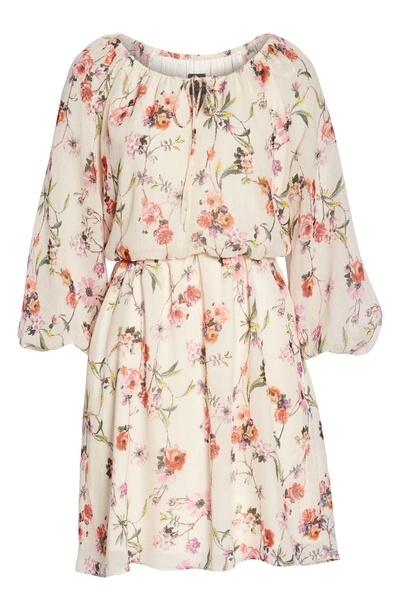 Shop Adrianna Papell Bonita Oasis Floral Dress In Ivory Multi