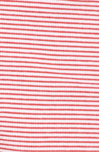 Shop Maison Du Soir Penny Shorts In Red Stripe