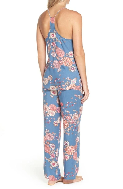 Shop Josie Floral Pajamas In Steallar Blue