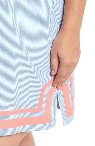Eliza j mandarin collar shift clearance dress