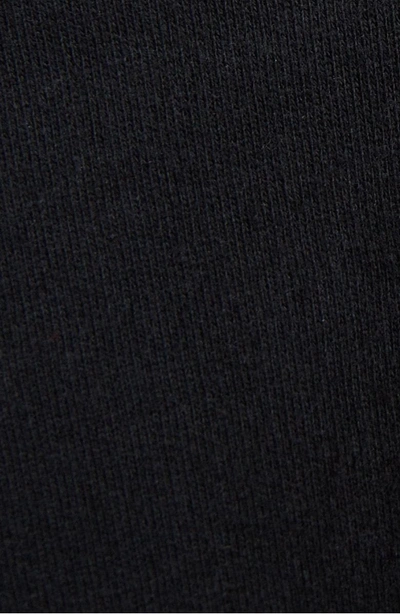 Shop Jw Anderson Raw Edge Logo Sweatshirt In Washed Black