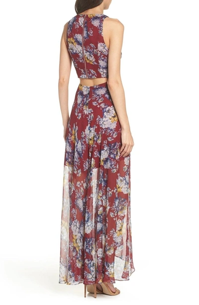 Shop Ali & Jay Bohemian Rhapsody Floral Maxi Dress In Rose Floral