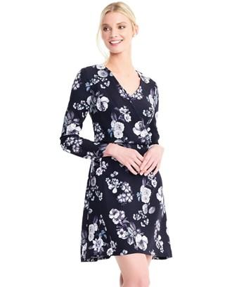 adrianna papell faux wrap dress