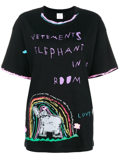 Shop Vetements Elephant T-shirt
