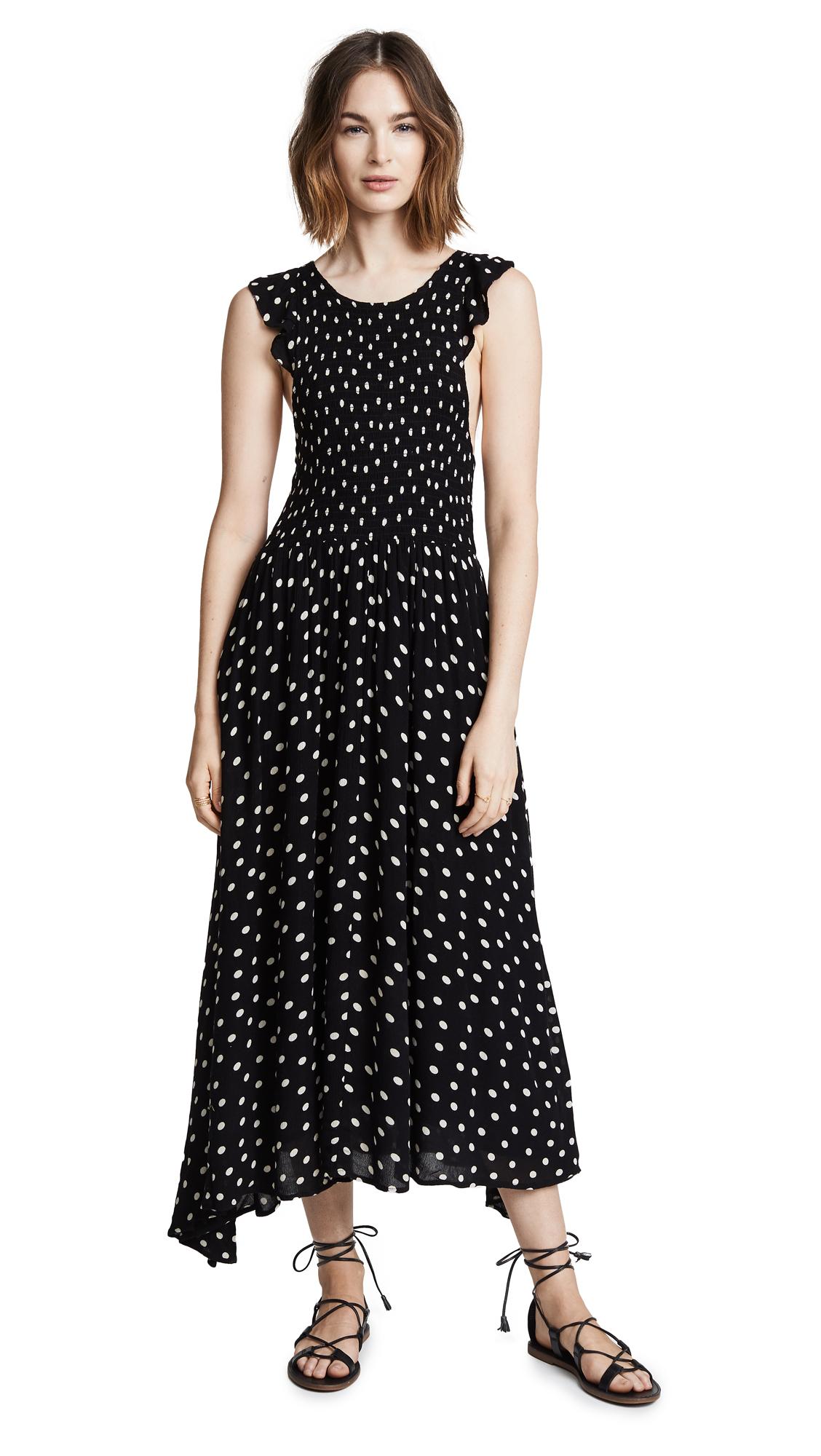 free people polka dot dress
