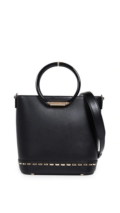 Shop Michael Michael Kors Herron Bucket Bag In Black