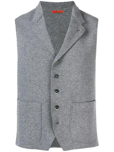 Shop Barena Venezia Barena Classic Buttoned Waistcoat - Grey