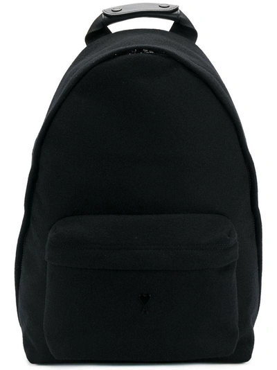 Shop Ami Alexandre Mattiussi Backpack In Black