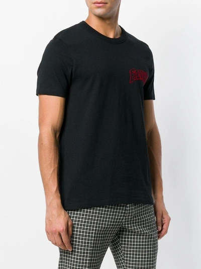 Shop Ami Alexandre Mattiussi T-shirt With Print Family In Black