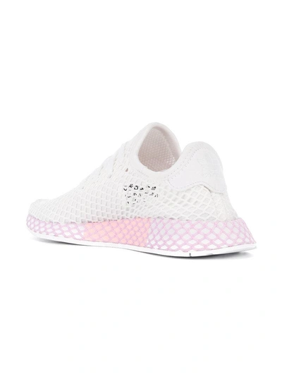 Shop Adidas Originals Deerupt Runner Sneakers In White