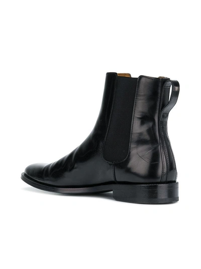Ami Alexandre Mattiussi Chelsea Boots With Thick Leather Sole In Black |  ModeSens