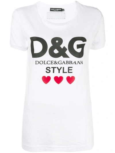 Shop Dolce & Gabbana Printed Logo T