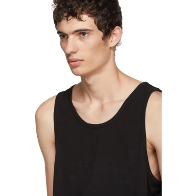 Shop John Elliott Black Rugby Tank Top