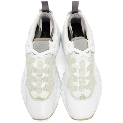 Shop Acne Studios White Rockaway Sneakers